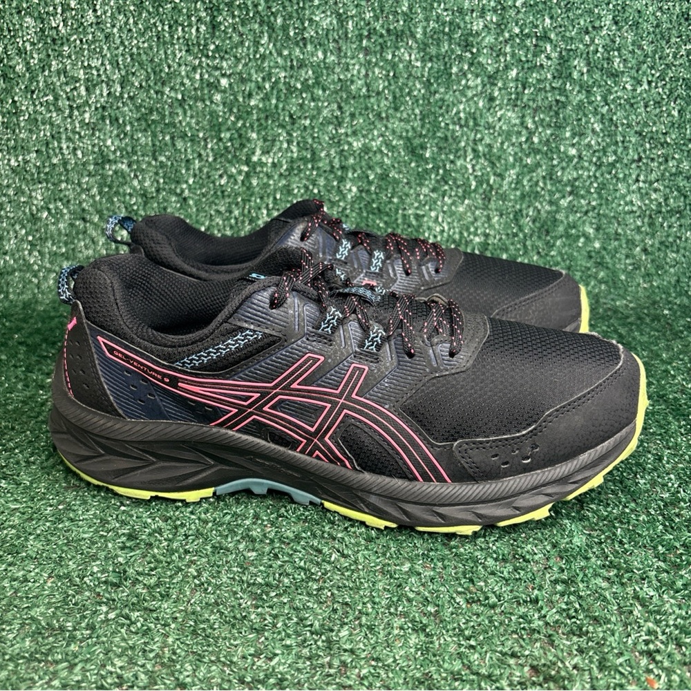 Asics Gel-Venture 9 Womens‎ Size 9 Shoes Black Trail Sneaker Running 1012B313